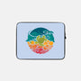 Aquatic Rainbow-none zippered laptop sleeve-Waynem
