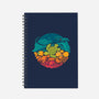 Aquatic Rainbow-none dot grid notebook-Waynem