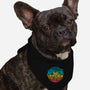Aquatic Rainbow-dog bandana pet collar-Waynem