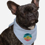 Aquatic Rainbow-dog bandana pet collar-Waynem