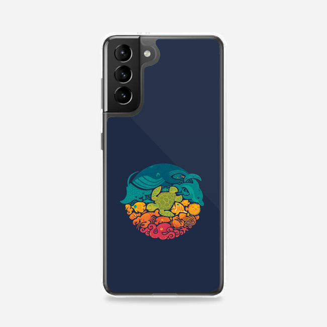 Aquatic Rainbow-samsung snap phone case-Waynem