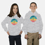 Aquatic Rainbow-youth pullover sweatshirt-Waynem
