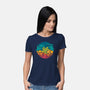 Aquatic Rainbow-womens basic tee-Waynem