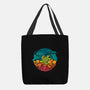 Aquatic Rainbow-none basic tote-Waynem