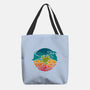 Aquatic Rainbow-none basic tote-Waynem
