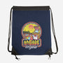 Arcade Wizardry-none drawstring bag-artlahdesigns
