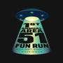 Area 51 Fun Run-womens racerback tank-mannypdesign