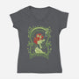 Arkham Absinthe-womens v-neck tee-Nemons