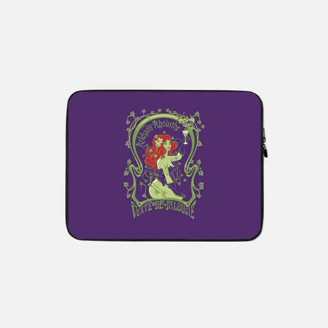 Arkham Absinthe-none zippered laptop sleeve-Nemons