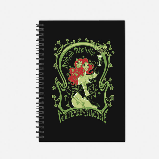 Arkham Absinthe-none dot grid notebook-Nemons