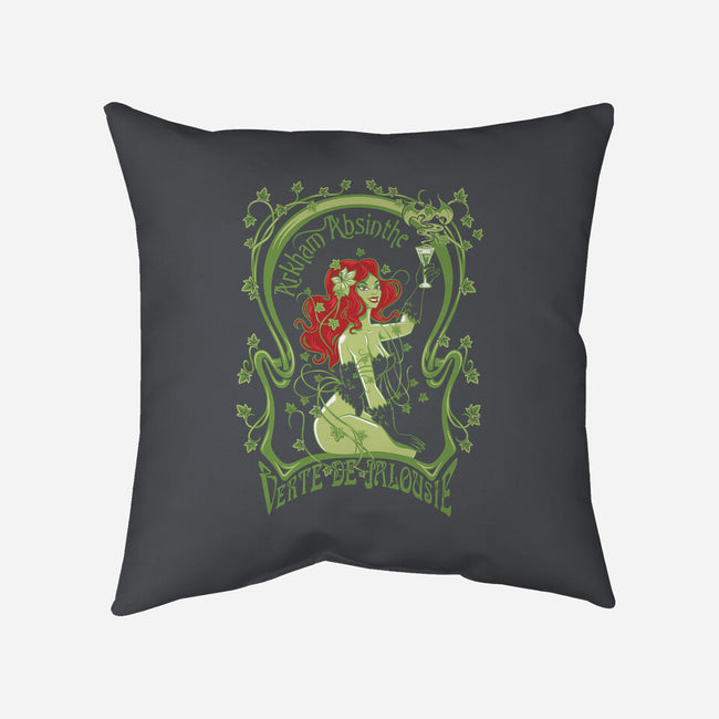 Arkham Absinthe-none removable cover w insert throw pillow-Nemons