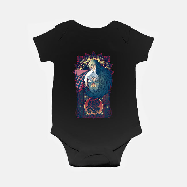 Art of a Moving Castle-baby basic onesie-Chocolateraisinfury