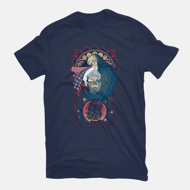 Art of a Moving Castle-mens heavyweight tee-Chocolateraisinfury