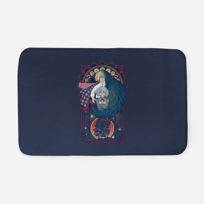 Art of a Moving Castle-none memory foam bath mat-Chocolateraisinfury