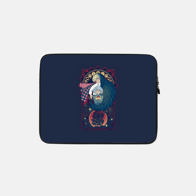 Art of a Moving Castle-none zippered laptop sleeve-Chocolateraisinfury
