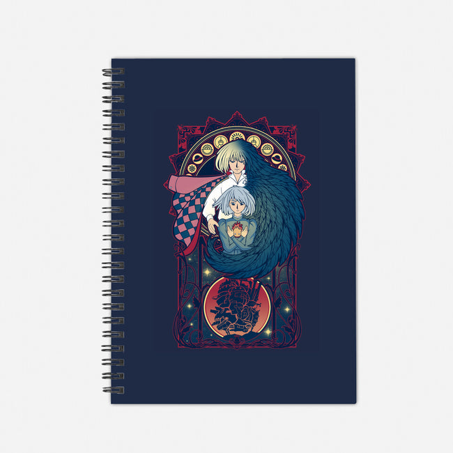 Art of a Moving Castle-none dot grid notebook-Chocolateraisinfury