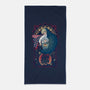 Art of a Moving Castle-none beach towel-Chocolateraisinfury