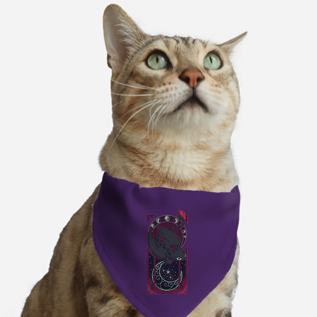Art of the Night-cat adjustable pet collar-ChocolateRaisinFury