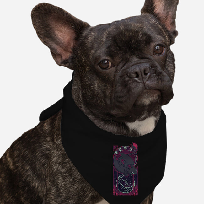 Art of the Night-dog bandana pet collar-ChocolateRaisinFury