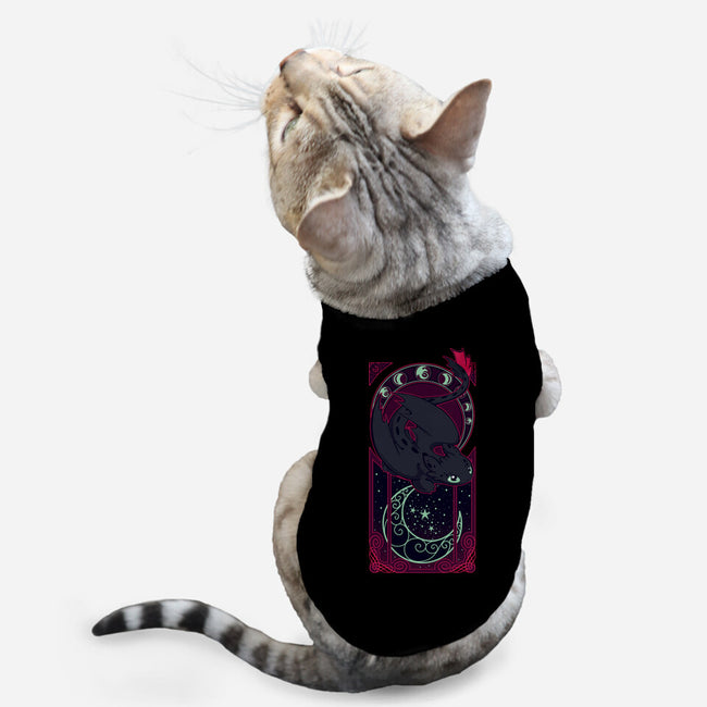 Art of the Night-cat basic pet tank-ChocolateRaisinFury