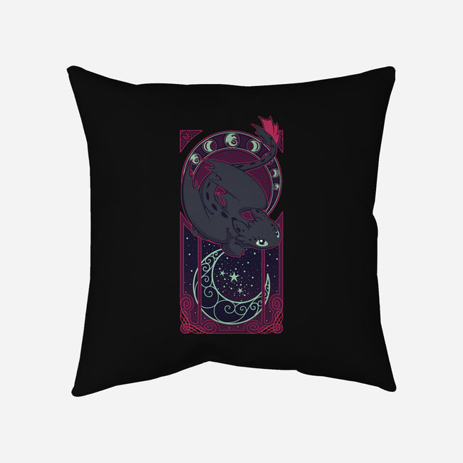 Art of the Night-none removable cover w insert throw pillow-ChocolateRaisinFury