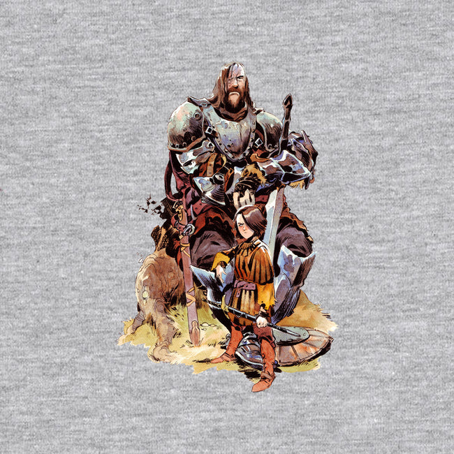 Arya and the Hound-mens heavyweight tee-Matias Bergara