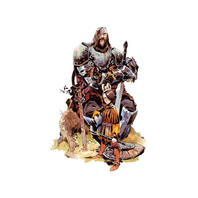 Arya and the Hound-womens basic tee-Matias Bergara