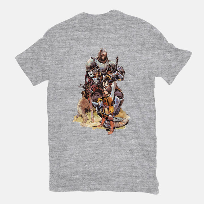 Arya and the Hound-womens basic tee-Matias Bergara