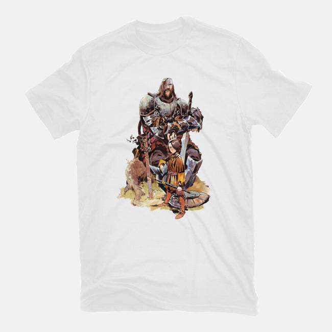 Arya and the Hound-womens basic tee-Matias Bergara