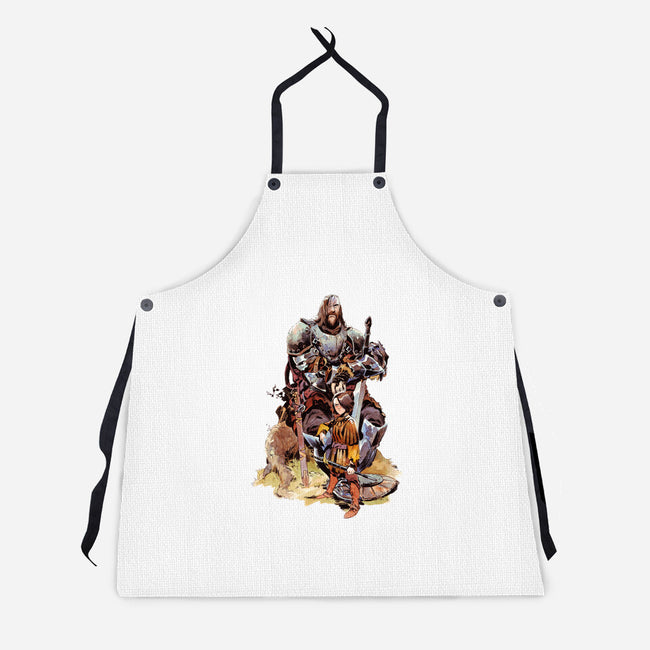 Arya and the Hound-unisex kitchen apron-Matias Bergara