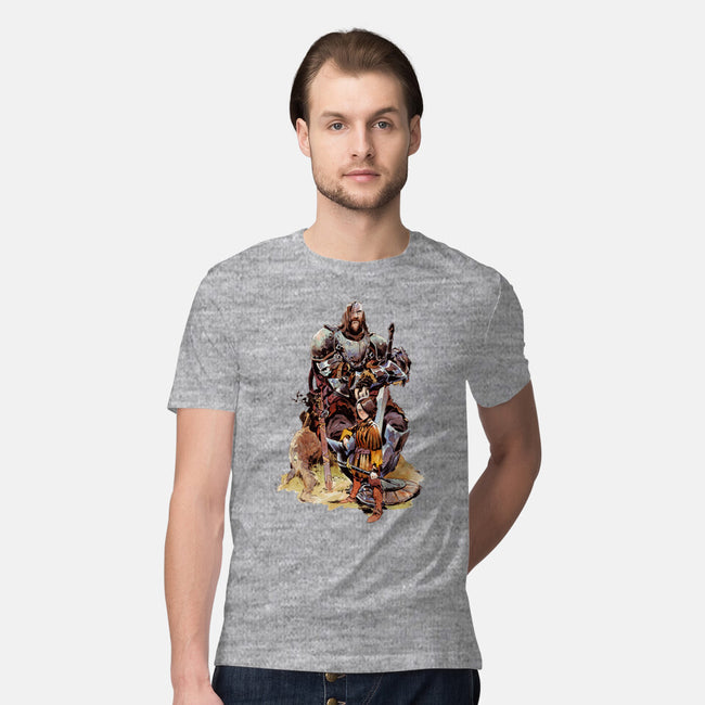 Arya and the Hound-mens premium tee-Matias Bergara