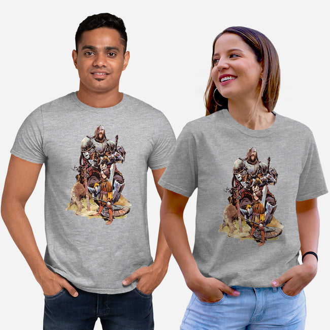 Arya and the Hound-unisex basic tee-Matias Bergara