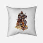 Arya and the Hound-none removable cover w insert throw pillow-Matias Bergara