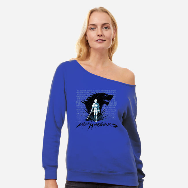 Arya's List-womens off shoulder sweatshirt-idriu95