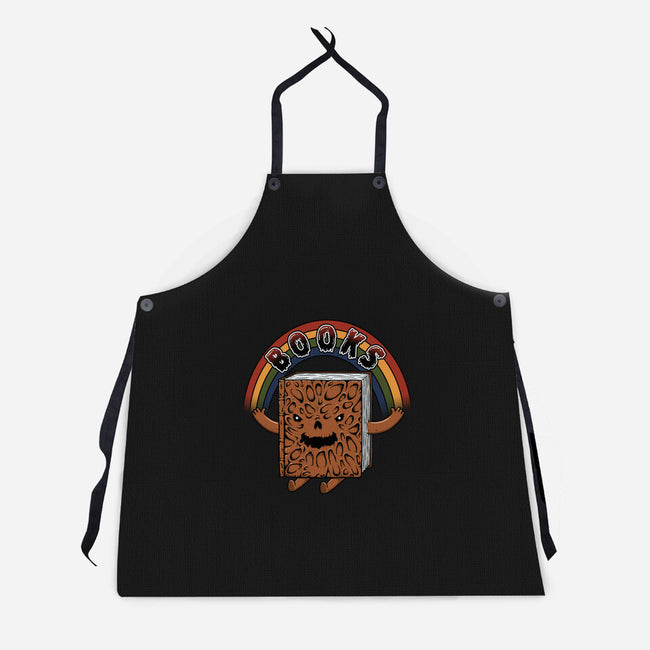 As Long as We Have Books-unisex kitchen apron-pigboom