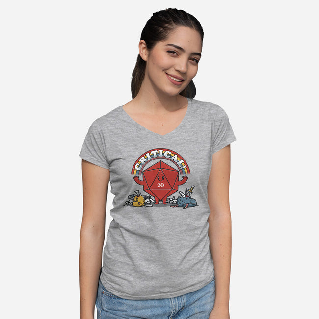 As Long As We Have Our Imagination-womens v-neck tee-pigboom