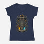 Ash To Embers-womens v-neck tee-Maxman58
