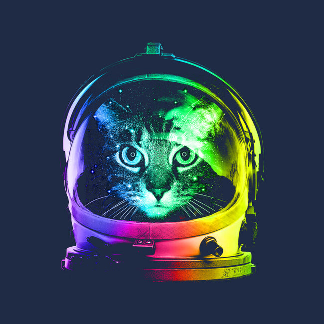 Astronaut Cat-womens v-neck tee-clingcling