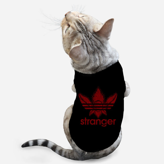 Athletic Stranger-cat basic pet tank-SarahCave
