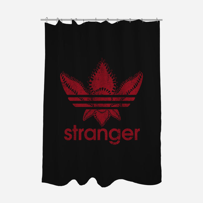 Athletic Stranger-none polyester shower curtain-SarahCave
