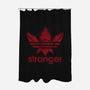 Athletic Stranger-none polyester shower curtain-SarahCave