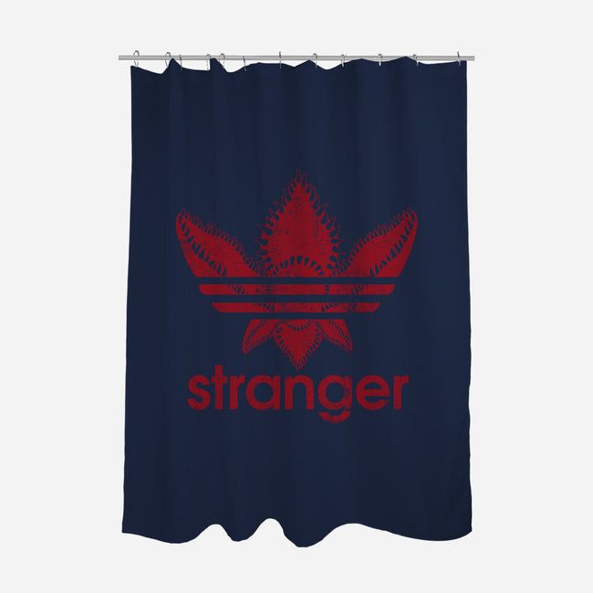 Athletic Stranger-none polyester shower curtain-SarahCave