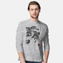 Attack of the Space Pirates Sumi-e-mens long sleeved tee-DrMonekers