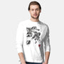 Attack of the Space Pirates Sumi-e-mens long sleeved tee-DrMonekers