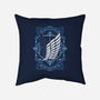 Attack on Art Deco-none removable cover throw pillow-ChocolateRaisinFury