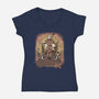 Autumn-womens v-neck tee-saqman