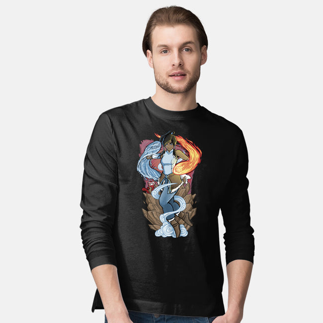 Avatar of the Water Tribe-mens long sleeved tee-TrulyEpic