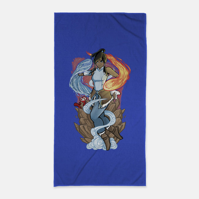 Avatar of the Water Tribe-none beach towel-TrulyEpic