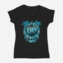 Awesome 80s-womens v-neck tee-Letter_Q