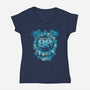 Awesome 80s-womens v-neck tee-Letter_Q